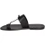 Black leather thong sandals Handmade in Italy