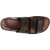 Brown leather sandals handmade in Italy for men's
