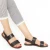 Braune Franziskaner-Ledersandalen für Damen in Italien von Handgefertigt