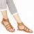 Flat gladiator sandals for women Handmade in Italy in cuir leather