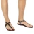 Handmade brown leather thong sandals for men