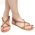 Damen Sandalen aus Leder im Vintage-Look in Italien von Hand gefertigt