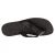 Handgefertigte Schwarze Herren-Zehensandalen leder