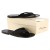 Chanclas de cuero negro para hombres artisanales