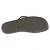 Tongs homme cuir noir travaillés à la main en Italie