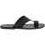 Sandalias de cuero negro para hombres hecho a mano en Italia