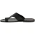 Black leather thong sandals for men Handmade in Italy