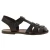 Dark brown flat sandals for women real leather Handmade in Italy