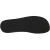 Black leather thongs sandals for men with thick rubber sole