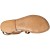 Sandalias gladiador plana para las mujeres hecho a mano en Italia en cuero cuir