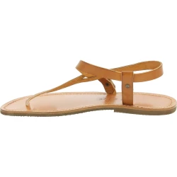 Sandalias de cuero marrón claro para hombres