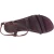 Women's violet leather sandals handmade in Italy