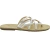 Flache Hand gefertigte Damen-Sandalen mit Riemchen aus silberfarbenem Leder und Ledersohle