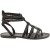 Black gladiator sandals for women real leather Handmade in Italy