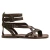 Sandali gladiatore uomo in pelle color Testa di Moro