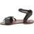Handmade dark brown flat sandals for women real italian leather