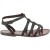 Women's dark brown gladiator sandals Handmade in Italy