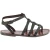 Women's dark brown gladiator sandals Handmade in Italy