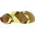 Women's sandals in metallic gold leather handmade in Italy