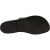 Handmade black braid leather womens slippers thongs with leather sole