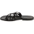 Nu pied noir femme en cuir travaillé à la main