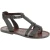 Braune flache Ledersandalen für Damen in Italien von Hand gefertigt