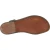 Women's leather flat brown sandals Handmade in Italy