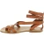 Light brown men's gladiator sandals Handmade in Italy