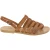 Sandals tongs femme en cuir coulor cuir pas cher