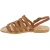 Sandals tongs femme en cuir coulor cuir pas cher