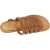 Sandals tongs femme en cuir coulor cuir pas cher