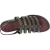 Womens brown Leather thong sandals handmade in Italy