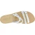 Handmade women's slipper sandals in white leather