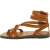 Sandali gladiatore uomo in pelle con suola in gomma spessa