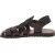 Handmade in Italy mens Franciscan sandals in dark brown leather
