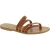 Handmade tan leather flip flop sandals for women