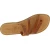 Handmade tan leather flip flop sandals for women