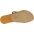 Hazelnut nubuck flat strappy sandals for women handmade in Italy