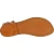 Women's thong sandals in tan leather handmade in Italy