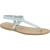 Herren Flip-Flop-Sandalen aus weißes Leder in Italien von Hand gefertigt