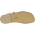 Handmade white leather thong sandals for men