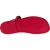 Tongs en cuir rouge pour homme artisanales