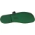 Tongs en cuir vert pour homme artisanales