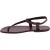 Sandalias de piel violeta para hombres hechas a mano