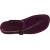 Handmade purple leather thong sandals for men