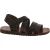 Handgefertigte Herren-Sandalen aus dunkelbraune Leder