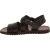 Handgefertigte Herren-Sandalen aus dunkelbraune Leder