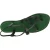 Women's italian green leather sandals handmade