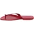 Red leather thongs sandals for men Handmade
