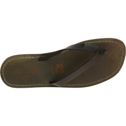 Handgefertigte Herren-Sandalen mit schlamm Leder-Reimen